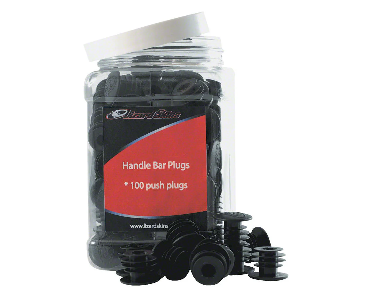 Lizard Skins Canister of Grip Plugs (Black) (100)